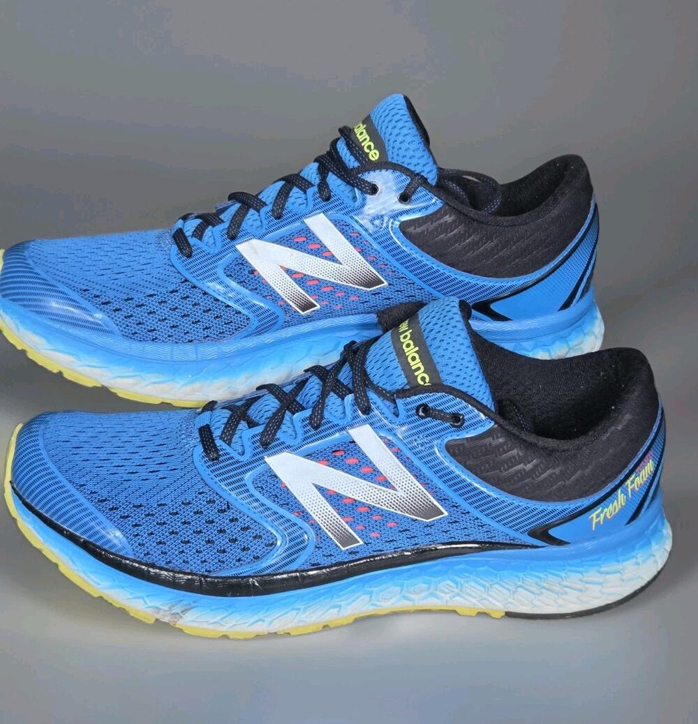 New Balance 1080v7 Men's 12.5D Electric Blue Running Shoes Fresh Foam M1080BY7